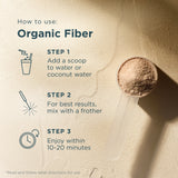 how to use organic fiber