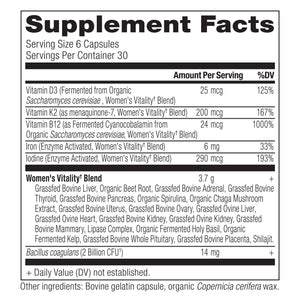 organ blend womens vitality supplement