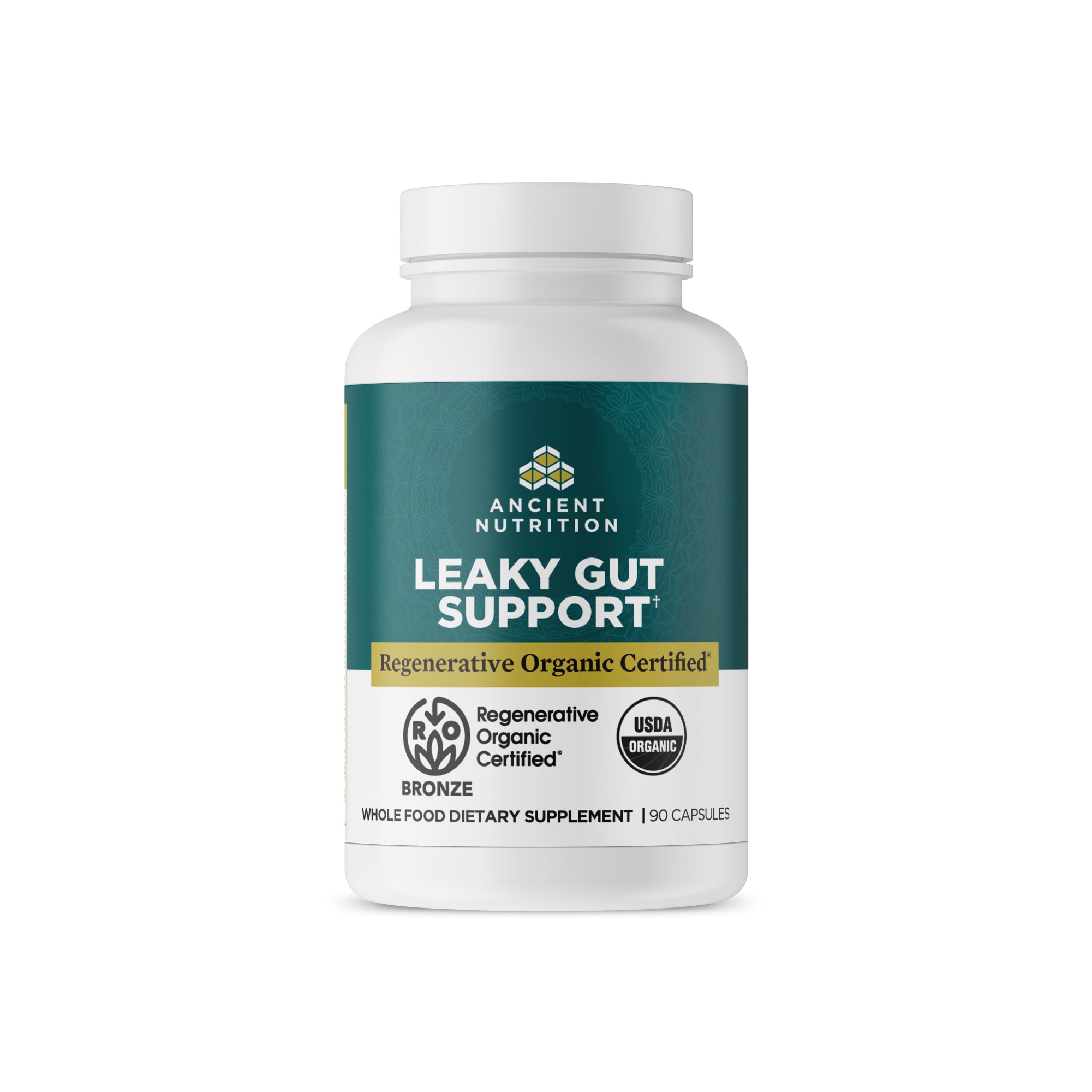 Regenerative Organic Certified™ Leaky Gut Support front of bottle