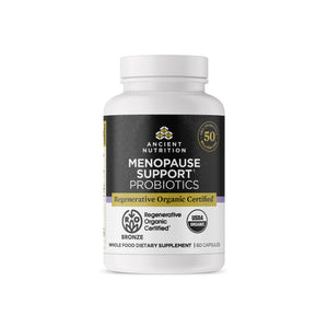Regenerative Organic Certified™ Menopause Support Probiotics front of bottle