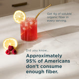 Organic Fiber | Powder Raspberry Lemonade Flavor (30 Servings)