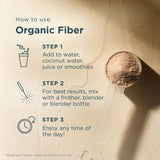 how to use organic fiber