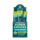 Ancient Nutrition Organic Super Greens Bloat Relief packaging on a white background