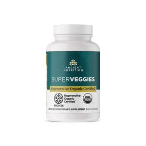 Regenerative Organic Certified™ SuperVeggies  front of bottle