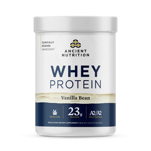 Whey Protein Powder Vanilla front of bottle