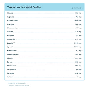 Whey Protein Powder chocolate amino acid profile