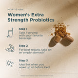 how to use Regenerative Organic Certified® Women's Extra Strength Probiotics Capsules (60 Capsules)