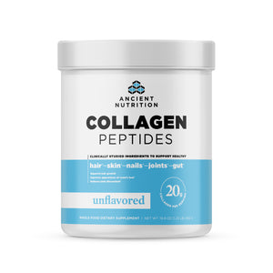 Collagen Peptides Protein Powder Unflavored 28 Servings front of bottle