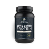 Bone Broth Protein Powder Pure front of bottle 