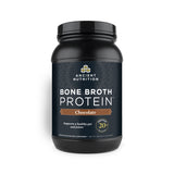 Bone Broth Protein Chocolate 40 servings front of bottle