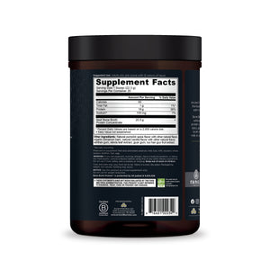 Product Side Panel with Supplement acts - Adults mix 1 scoop with 12 ounces of liquid. 