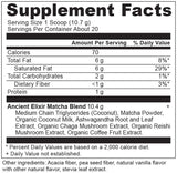 Ancient Elixirs Superfood Matcha Powder supplement label
