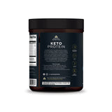 Keto Protein Side of Bottle 