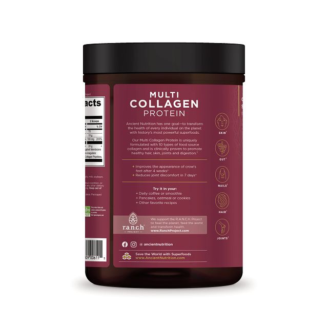 Multi Collagen Protein Powder Side panel 