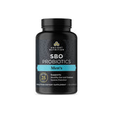 bottle of SBO Probiotics Men's capsules