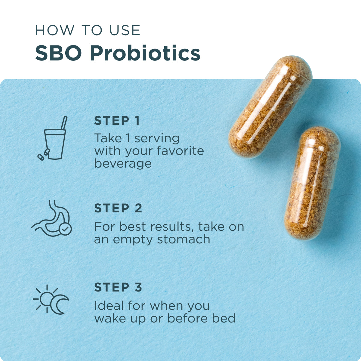 how to use SBO Probiotics 