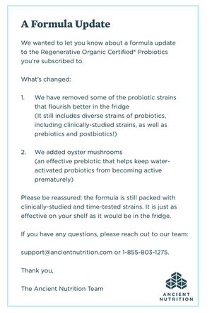 Regenerative Organic Certified® Product Information Insert