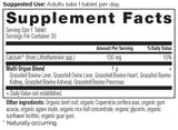 Organs Blend Once Daily Tablets supplement label