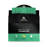 a box of Methylated Vitamin B12 Gel Packs Passionfruit Lemonade (28 Servings)