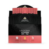 a box of Liposomal Vitamin D3 + K2 Gel Packs Pineapple (24 Servings)