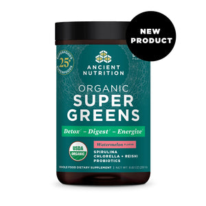 Organic SuperGreens Powder Watermelon Flavor - DR Exclusive Offer