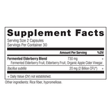 Elderberry Supplement Label
