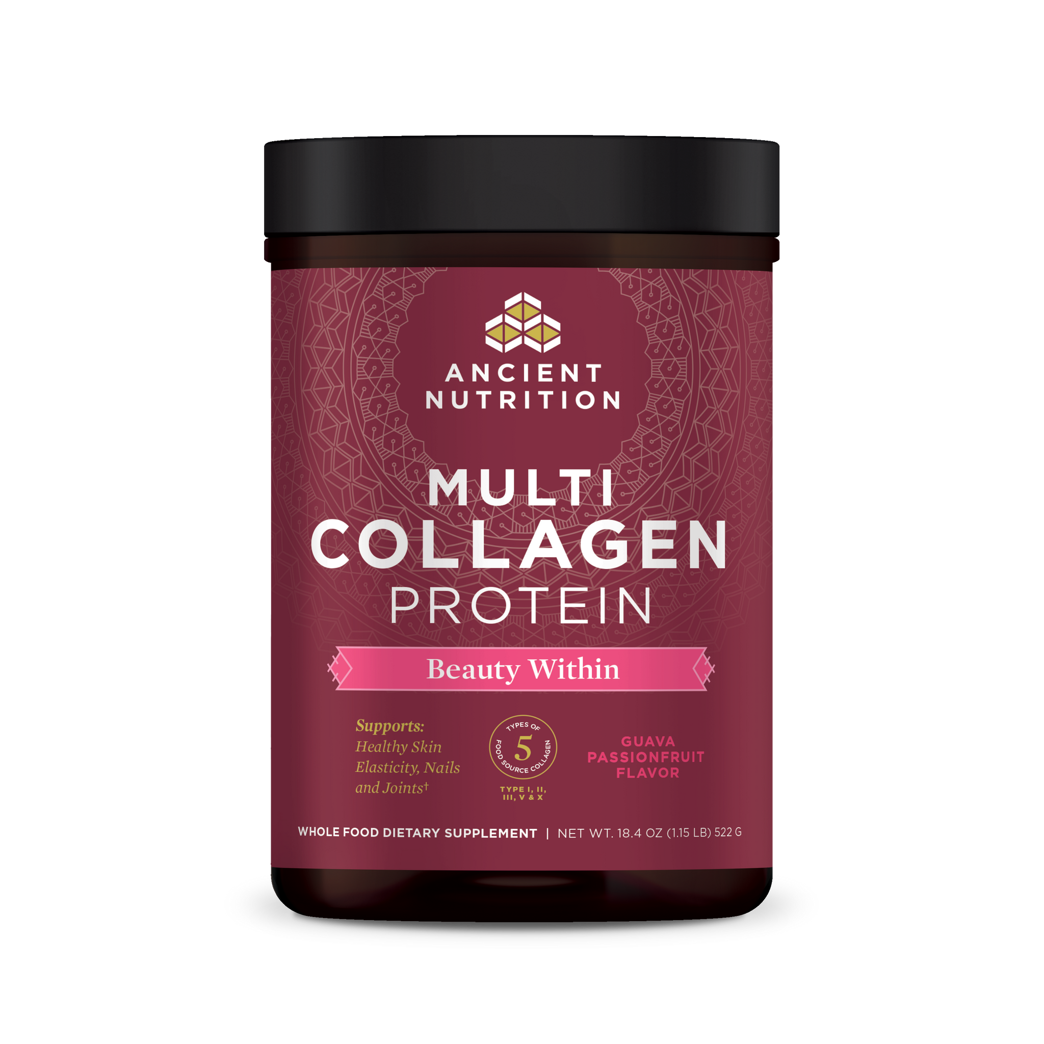 multi collagen protein beauty within front of bottle