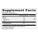 keto collagen supplement label