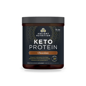 Keto Protein Chocolate front of bottle 