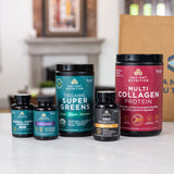 detox support bundle supplements on a counter top