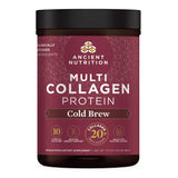 Multi collagen protein cold brew front of bottle