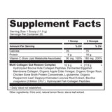 multi collagen protein lemon ginger supplement label