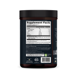 Bone Broth Protein Chocolate back of container with supplement facts