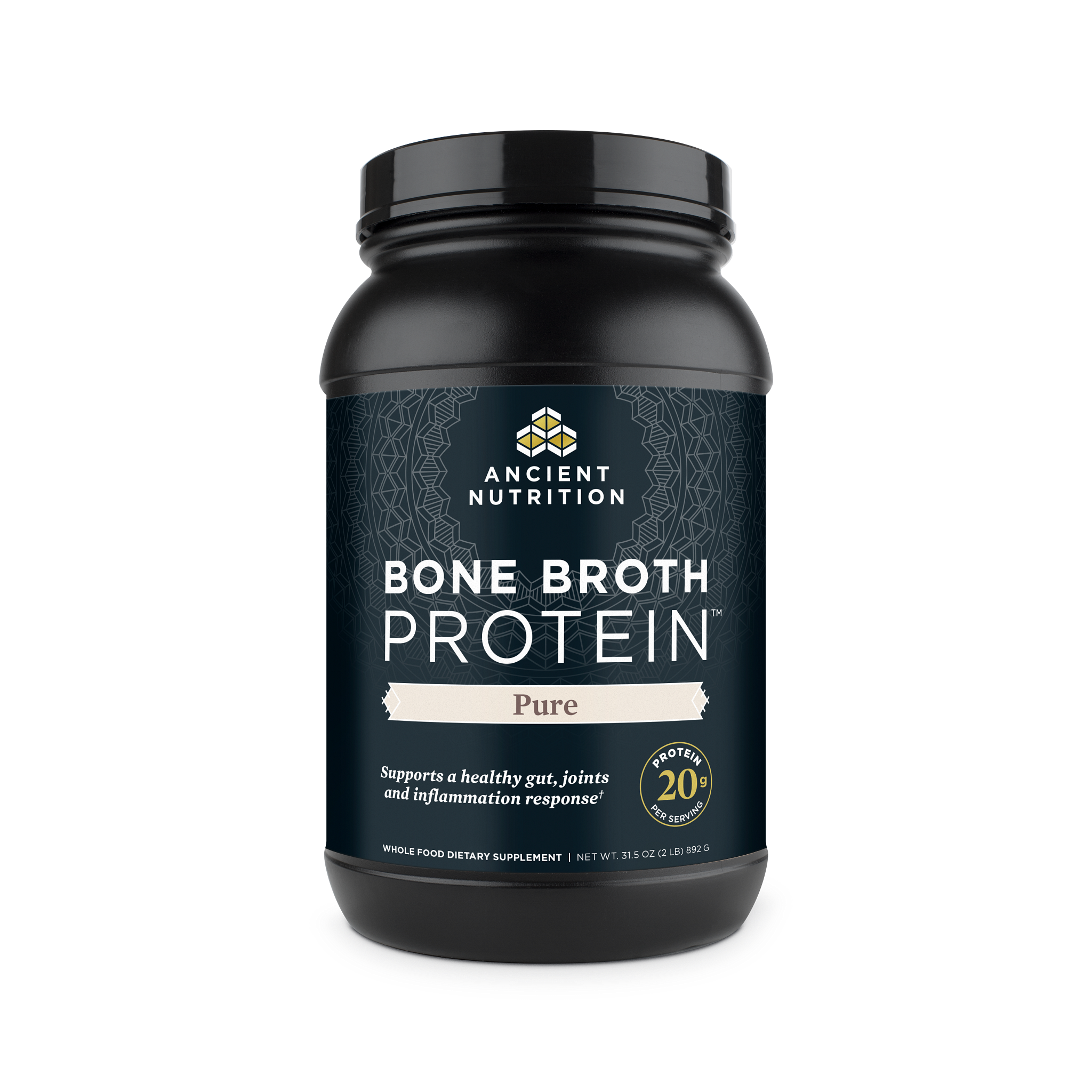 Bone Broth Protein | Powder Pure (40 Servings)