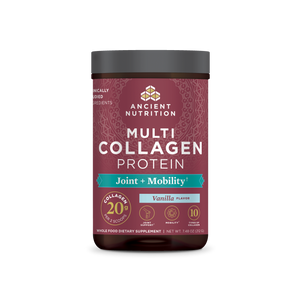 multi collagen protein joint + mobility front of bottle