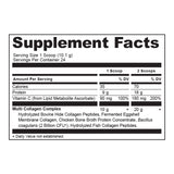 multi collagen protein pure 24 serv supplement  label
