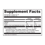 multi collagen protein powder pure supplement label