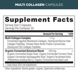 Multi Collagen Capsules supplement label