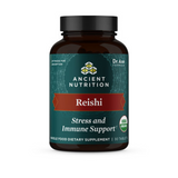 Reishi Stress and Immune Support Tablets front of bottle