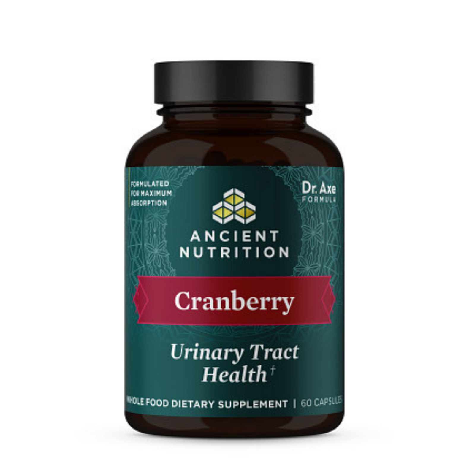 Cranberry Urinary Tract Health Capsules front of bottle